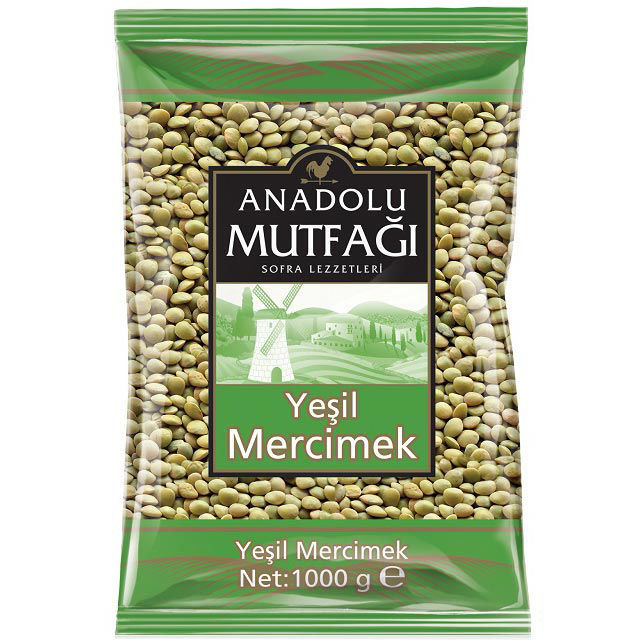 Anadolu Mutfağı Yeşil Mercimek 1 kg