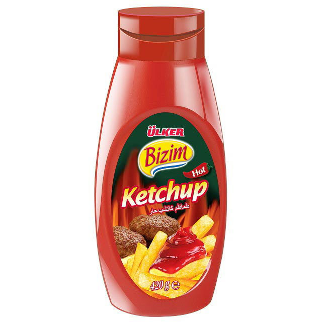 Ülker Bizim Ketçap Acılı 370 Ml