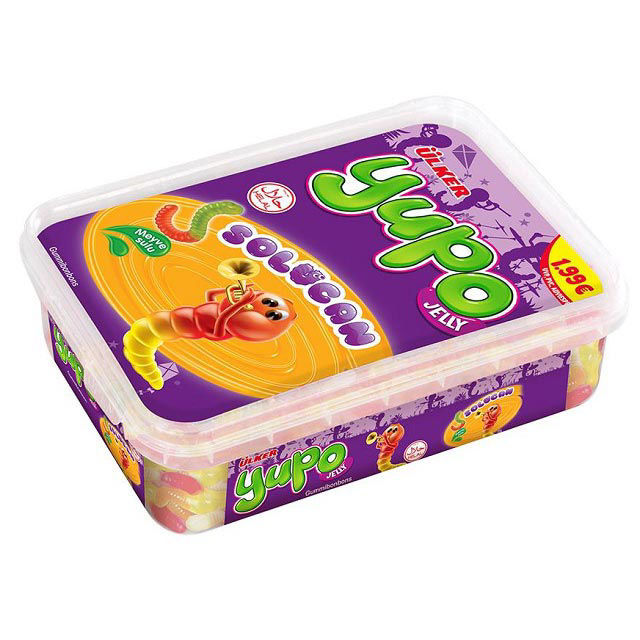 Yupo Solucan Yumuşak Şeker 350 g 12li