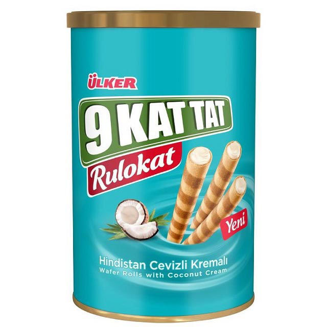 Rulokat 9 Kat Tat H.Ceviz Kremalı Teneke Kutu 170 g