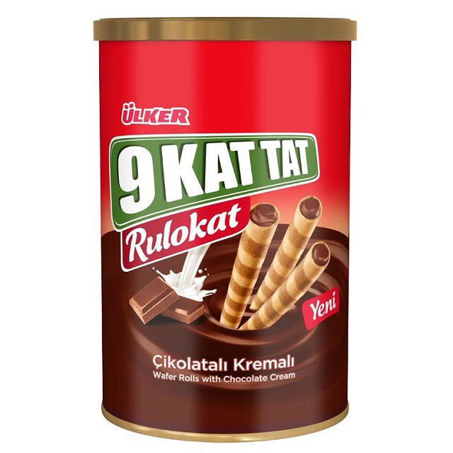 Rulokat 9 Kat Tat Siyah Çikolatalı Teneke Kutu 170 g