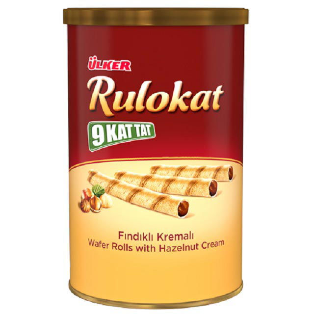 Rulokat Fındık Kremalı Teneke Kutu 170 g 12x1=12