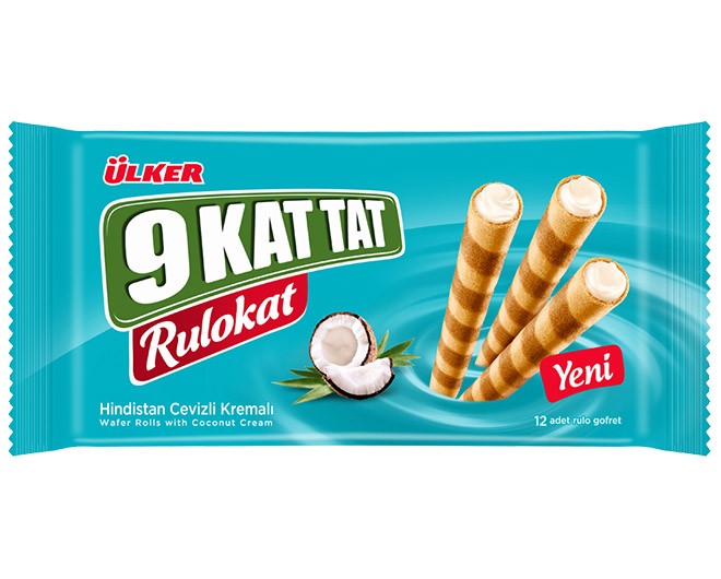 Rulokat Gofret Hindistan Cevizli 5*30 g