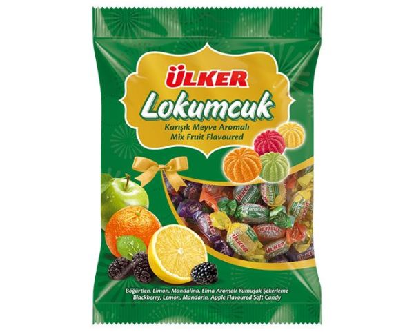 Ülker Lokumcuk Kırmızı Meyveler Şeker  225 Gr