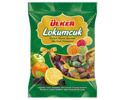 Picture of Ülker Lokumcuk Kırmızı Meyveler Şeker  225 Gr