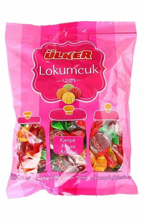 Ülker Lokumcuk Kırmızı Meyveler Şeker  225 Gr