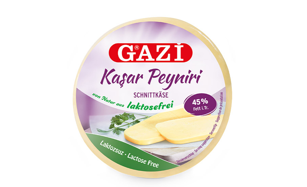 Gazi Laktozsuz Kaşar 400g